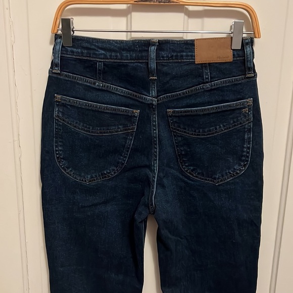 Madewell Women's High Rise Jeans - Dark Blue - Picture 6 of 9